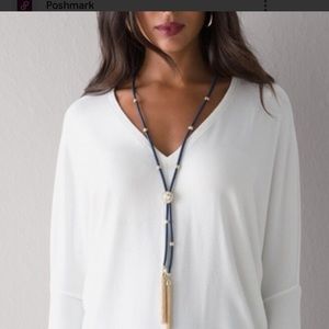 White House Black Market Cozy Knit Dolman Tunic